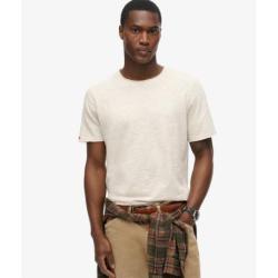 SUPERDRY T-shirt flammé à bords bruts
