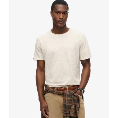 SUPERDRY T-shirt flammé à bords bruts