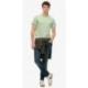 SUPERDRY T-shirt flammé à bords bruts