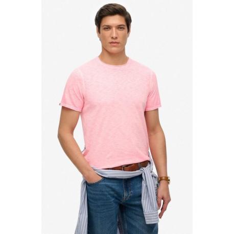 SUPERDRY T-shirt flammé à bords bruts