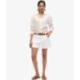 SUPERDRY Short effiloché à taille mi-haute
