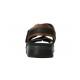 Mephisto chaussures confortables sandales homme - modèle SHARK cuir gras marron foncé