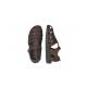 Mephisto chaussures confortables sandales homme - modèle SAM cuir gras marron foncé 11951