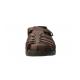 Mephisto chaussures confortables sandales homme - modèle SAM cuir gras marron foncé 11951