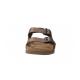 Sandale MEPHISTO cuir marron foncé NARDO 3 boucles pour maintien semelle préformée
