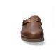 Mule sabot Homme Cuir marron fonce NATHAN MEPHISTO règlable bout fermè