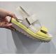 Sandale DOMINICA Welcalf PR 12282 N/SILK 7834 APPLE MEPHISTO sport et dècontractè plateforme cuir Beige/Jaune electric