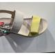 Sandale DOMINICA Welcalf PR 12282 N/SILK 7834 APPLE MEPHISTO sport et dècontractè plateforme cuir Beige/Jaune electric