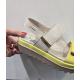 Sandale DOMINICA Welcalf PR 12282 N/SILK 7834 APPLE MEPHISTO sport et dècontractè plateforme cuir Beige/Jaune electric