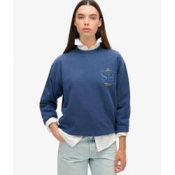 SUPERDRY Sweat ample métallisé Luxe