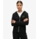 SUPERDRY Sweat à capuche zippé uni