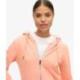 SUPERDRY Sweat à capuche zippé uni