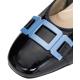 Escarpins GRAZ Vernis Bleu Marine/Bleu dur 20402-14 High SoftARA SHOES Femme trotteur bicolore