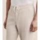 Pantalon élastiqué beige IZAC
