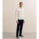 Blouson col chemise suédine écru IZAC