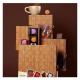 Boîte de 60 carrés assortis Collection Dégustation