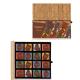 Boîte de 40 carrés assortis Collection Grands Crus