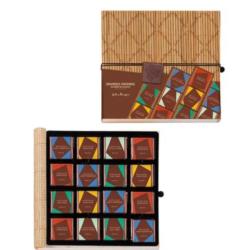 Boîte de 40 carrés assortis Collection Grands Crus