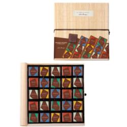 Boîte de 60 carrés assortis Collection Grands Crus
