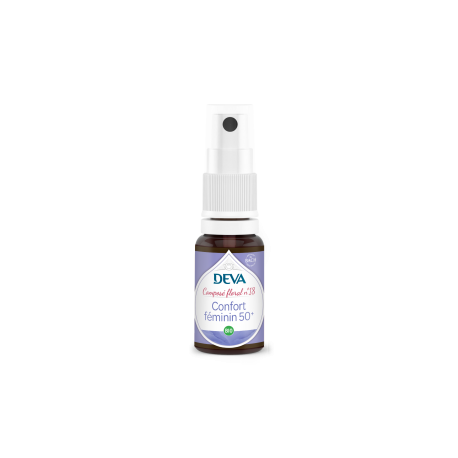 DEVA Composé floral N°18 - Confort féminin 50+ - spray 15 ml DEVA Composé floral N°18 - Confort féminin 50+ - spray 15 ml