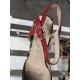 Nu- pieds femme, talon détaché de 4,5cm fantaisie, bicolore LAISSER Noir/Rouge METAMORF'OSE