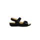 Nu pied confortable sandale femme Cuir MARINE MEPHISTPO Mobils Ergonomic GETHA ARTESIA SILK/NAVY