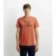 T-shirt imprimé rouge clair IZAC