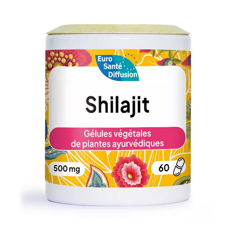 Shilajit (Asphaltum punjabianum) 595 mg - 60 Gélules - EURO SANTE DIFFUSION