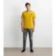 T-shirt col teddy jaune