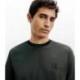 T-shirt col teddy kaki