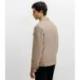 Blouson col chemise beige