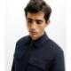 Blouson col chemise marine