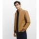 Blouson col chemise camel