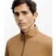 Blouson col chemise camel