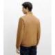 Blouson col chemise camel