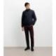 Blouson col chemise marine