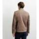 Blouson motard taupe