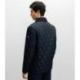 Blouson col chemise marine IZAC