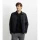 Blouson col chemise noir IZAC