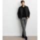 Blouson col chemise noir IZAC