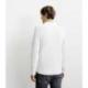 Pull col polo boutonné écru IZAC