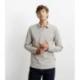 Polo col ouvert manches longues beige IZAC