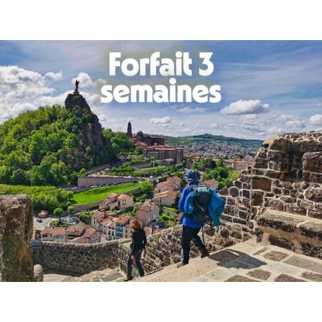forfait stationnement longue durée pour randonneurs et pelerins jusqu'à 3 semaines. forfait stationnement longue durée pour randonneurs et pelerins jusqu'à 3 semaines.