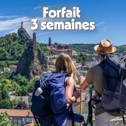 forfait stationnement longue durée pour randonneurs et pelerins jusqu'à 3 semaines.