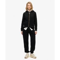 Jogging Superdry Femme noir,  coupe détendue