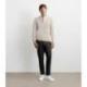 Pull col montant 100% cachemire BEIGE