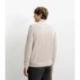 Pull col montant 100% cachemire BEIGE