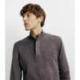 Pull col montant 100% cachemire Marron