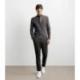 Pull col montant 100% cachemire Marron