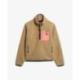 Pull polaire sherpa moutonnée